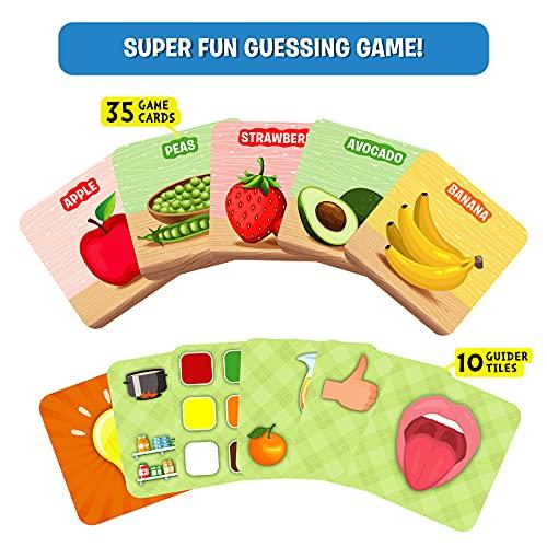 Skillmatics Card Game : Guess in 10 Junior Food We Eat! | Gifts, Super Fun & Educational for Ages 3-6 - Zigyasaw