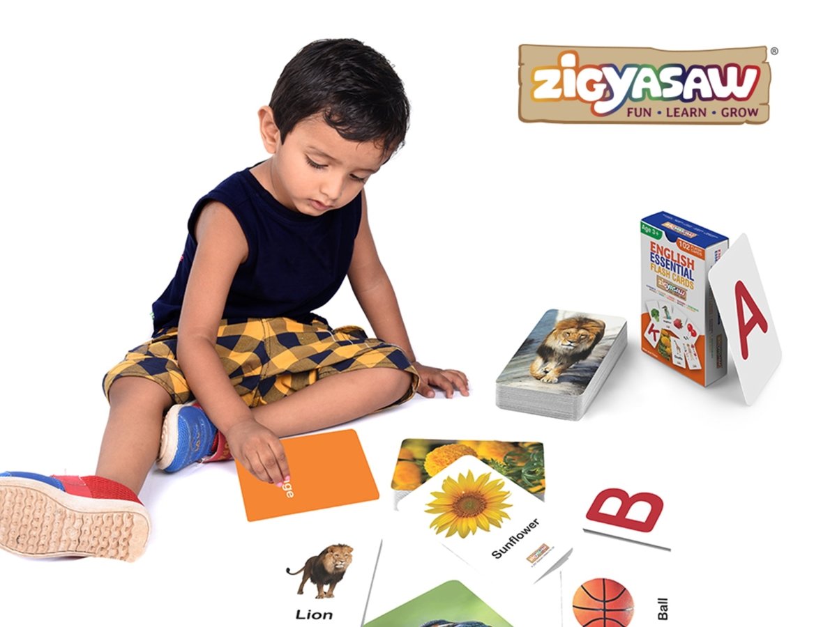 Zigyasaw English essential Mega Combo Flash cards - Zigyasaw