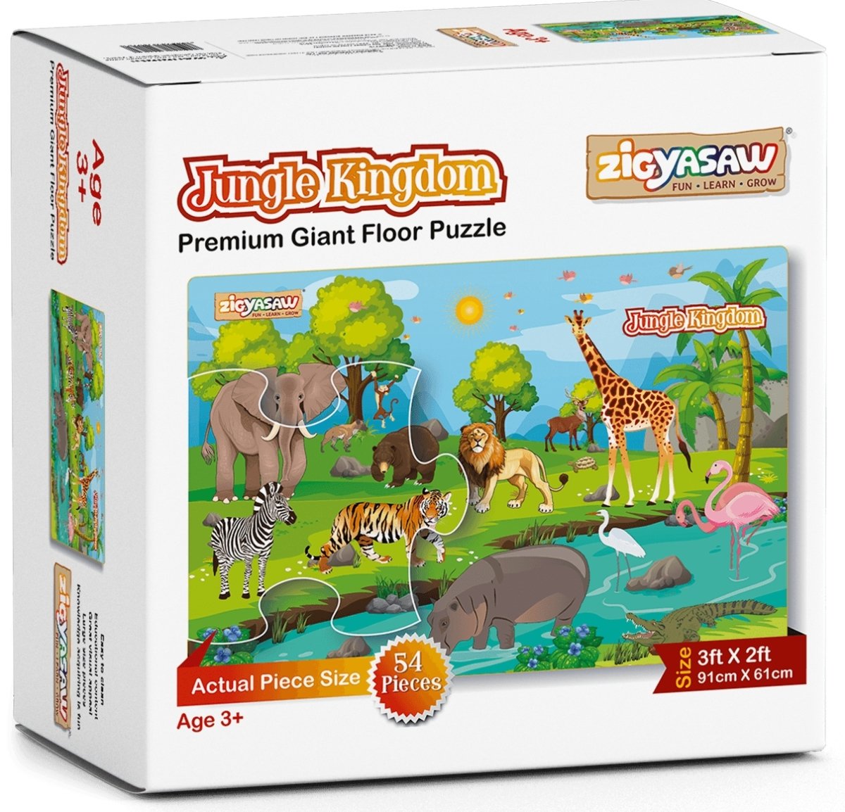 Zigyasaw Jungle kingdom premium giant floor puzzle game freeshipping - Zigyasaw
