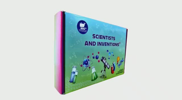 Scientists and Inventions an Essential Learning Educational game for Kids 3+ Years Comes with 32 A5 Size Large Flash Cards for Babies