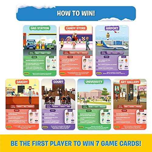 Skillmatics Card Game : Guess in 10 All Around The Town | Gifts for Ages 6 and Up | Super Fun for Travel & Family Game Night - Zigyasaw