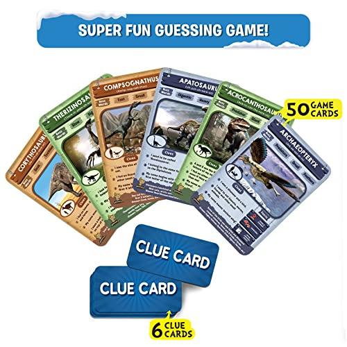 Skillmatics Card Game : Guess in 10 Deadly Dinosaurs | Gifts for Ages 8 and Up | Super Fun for Travel & Family Game Night - Zigyasaw