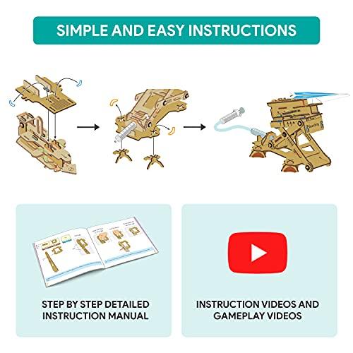 Smartivity Hydraulic Plane Launcher STEM DIY Fun Toy for Kids 6 to 12, Best Gift for Boys & Girls, Educational & Construction based Activity Game, Learn Science Engineering Project, Made in India, By IIT Delhi Alumni - Zigyasaw