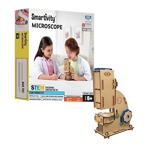 Smartivity Microscope STEM STEAM Educational DIY Building Construction Activity Toy Game Kit and Mechanical Xylofun Music Machine STEM STEAM Educational DIY Building Construction Toy - Zigyasaw