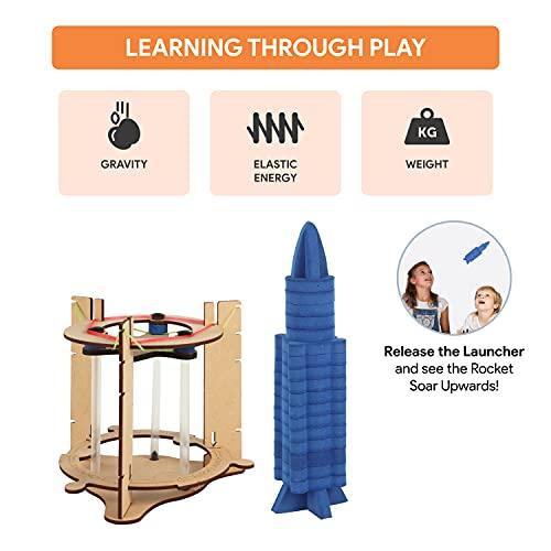 Smartivity Space Rocket STEM Toy, Educational & Construction based DIY Fun Activity Game for Kids 6 to 14, Gifts for Boys & Girls, Learn Science Engineering Project, Made in India by IIT Delhi Venture - Zigyasaw