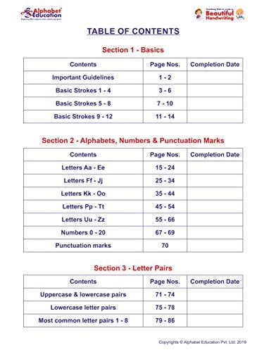 Teaching kids to write in Beautiful Handwriting (Print script) - From strokes to sentences - For age 2-6 years - ABC learning through pictures with words and sentences writing - Zigyasaw