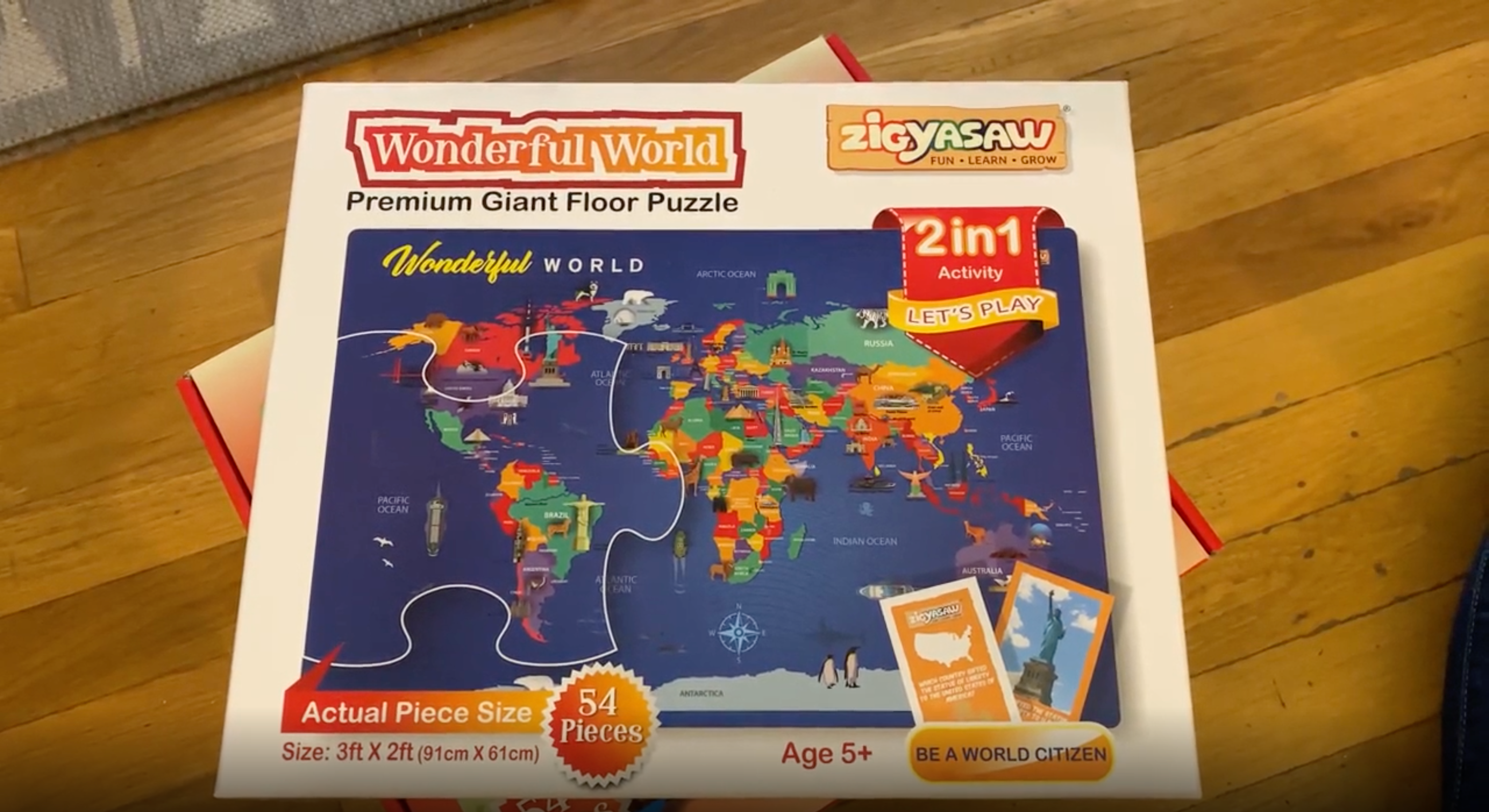 Zigyasaw Wonderful World premium giant floor puzzle game