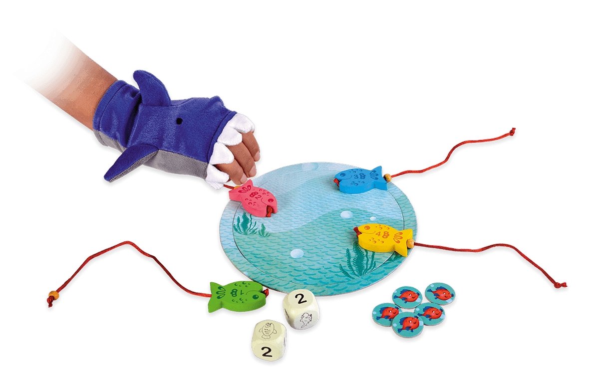 ZCC Beware of the sharks - a rapid reflex game, Age 4-99 freeshipping - Zigyasaw