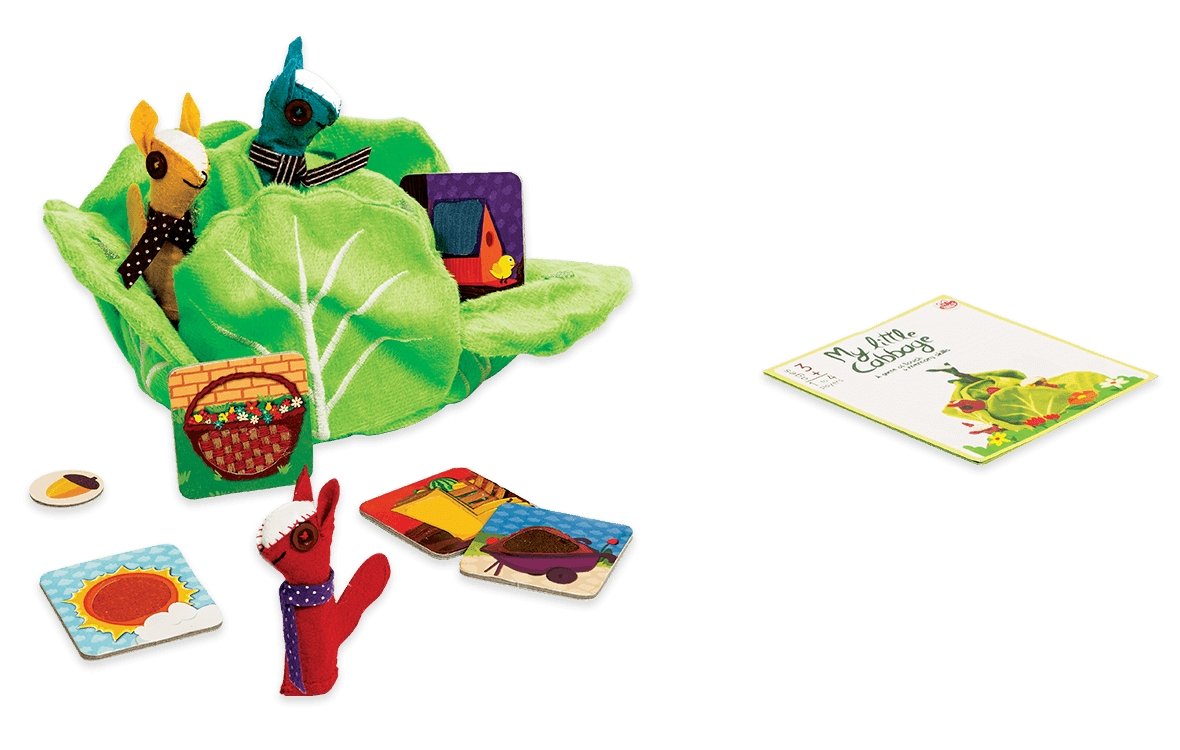 ZCC My little Cabbage - A Game of touch and memory, Age 3 + freeshipping - Zigyasaw