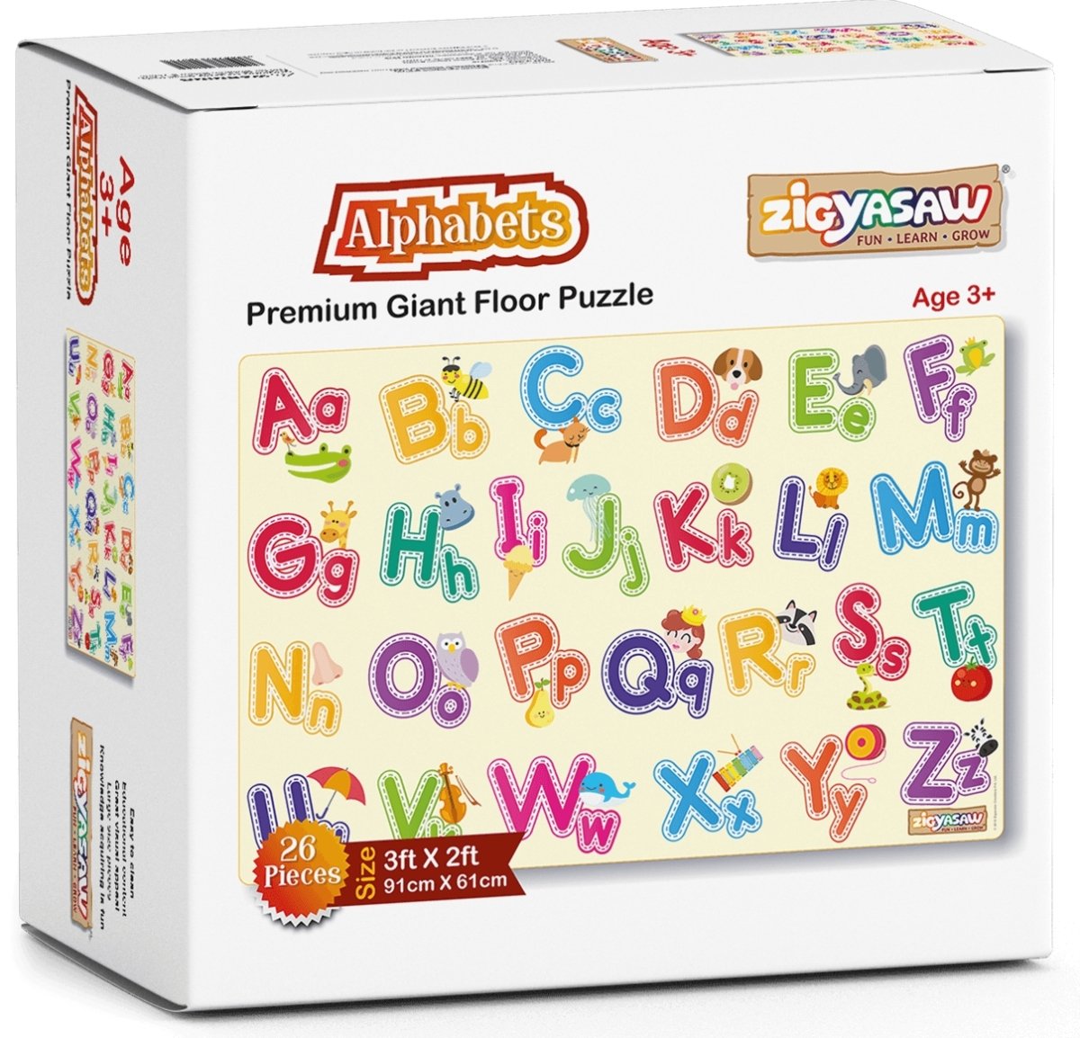 English Alphabet floor puzzle game