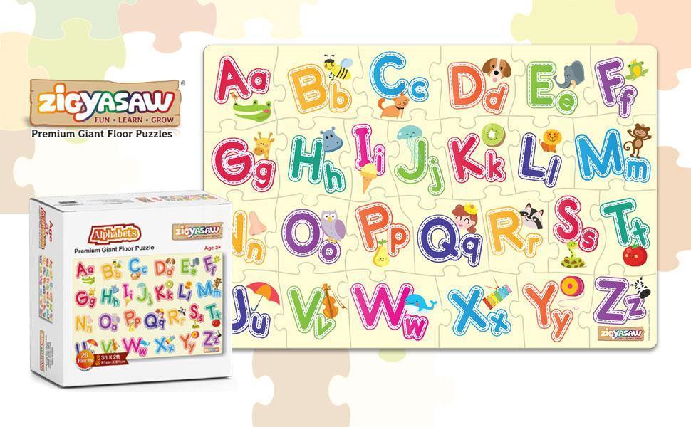 zigyasaw alphabet puzzle product view