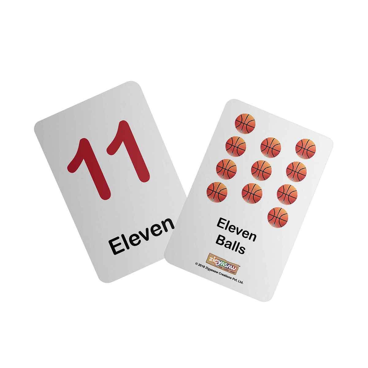 Zigyasaw English Numbers educational flash cards freeshipping - Zigyasaw