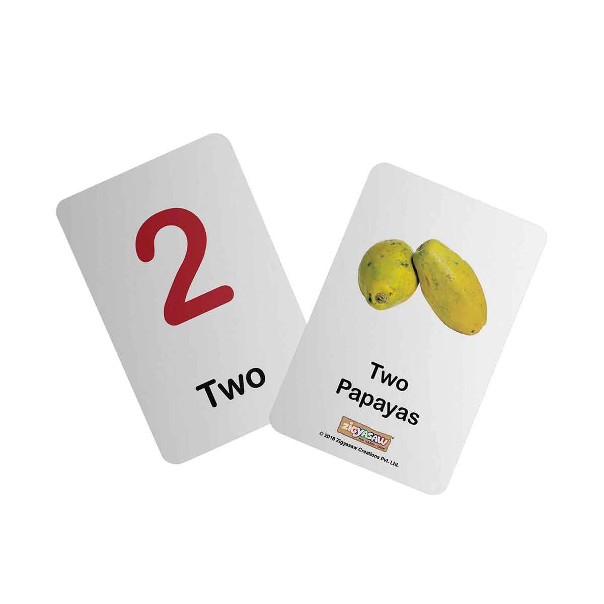 Zigyasaw English Numbers educational flash cards freeshipping - Zigyasaw