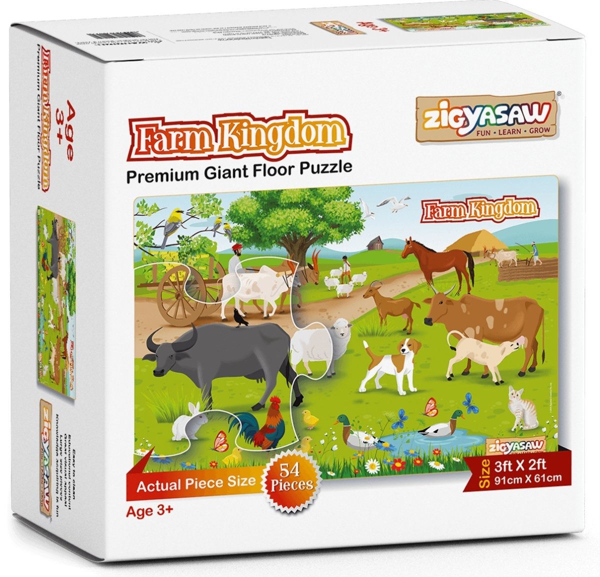 Zigyasaw Farm kingdom premium giant floor puzzle game freeshipping - Zigyasaw