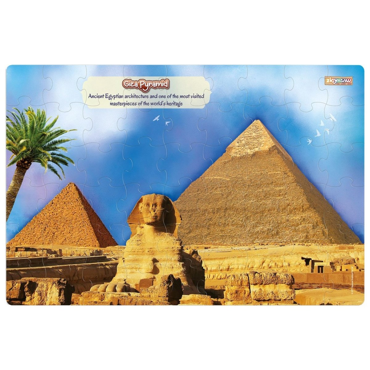 Zigyasaw Giza Pyramid Premium Giant Floor Puzzle Game freeshipping - Zigyasaw