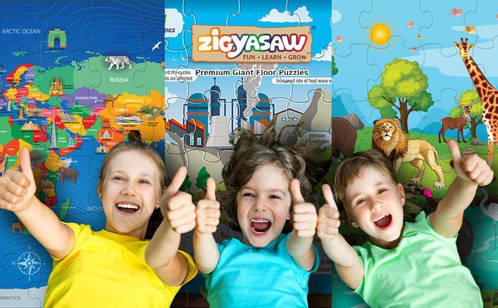 Zigyasaw Global Warming Premium Giant Floor Puzzle Game freeshipping - Zigyasaw