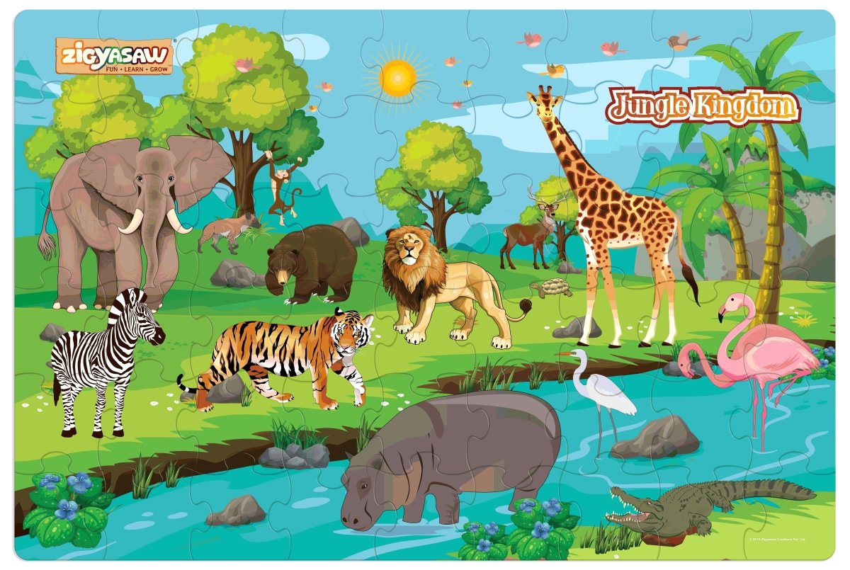 Zigyasaw Jungle kingdom premium giant floor puzzle game freeshipping - Zigyasaw
