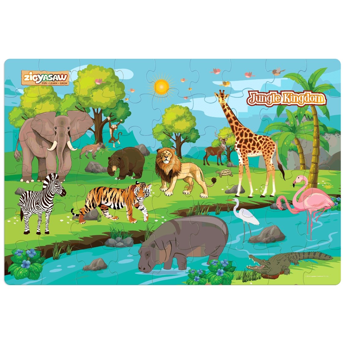 Jungle kingdom giant floor puzzle 