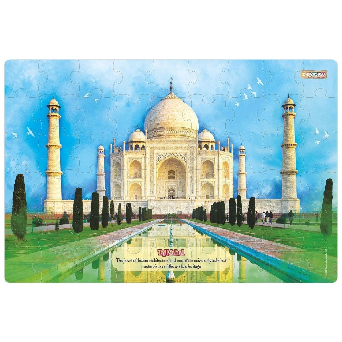 Zigyasaw Taj Mahal Premium Jigsaw Giant Floor Puzzle freeshipping - Zigyasaw
