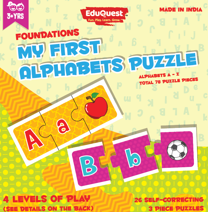 ZZ Eduquest Foundation Aphabet ABC puzzle freeshipping - Zigyasaw